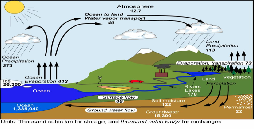 The Global Hydrological Cycle A Level Geography Edexcel Revision 