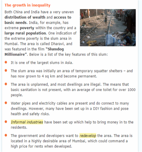 mumbai case study geography edexcel b