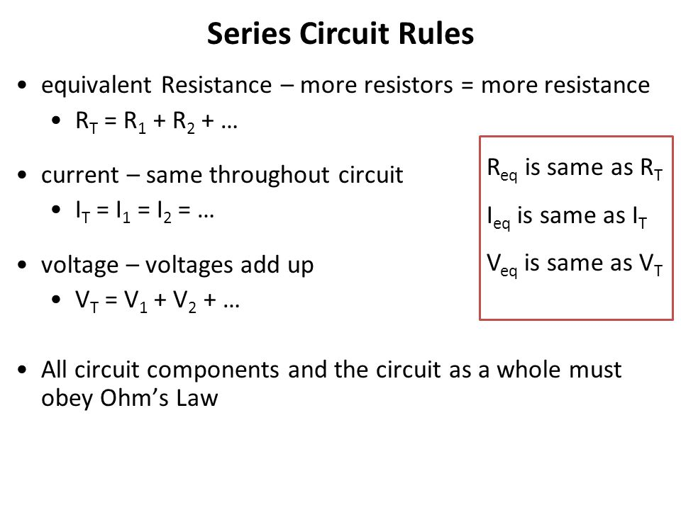 Series and Parallel Circuits, figure 1