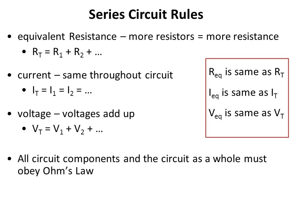 Series And Parallel Circuits GCSE Physics Combined Science AQA 