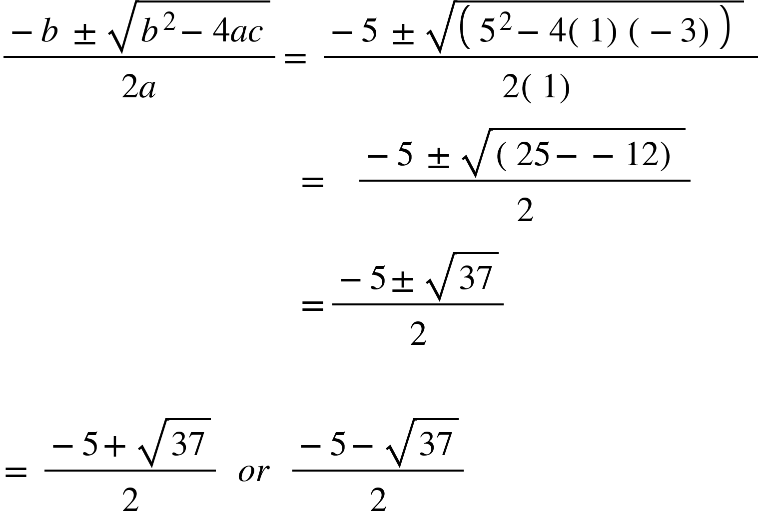 solve the quadratic equation by factoring