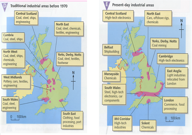 Economic Structure of the UK – GCSE Geography B Edexcel Revision ...